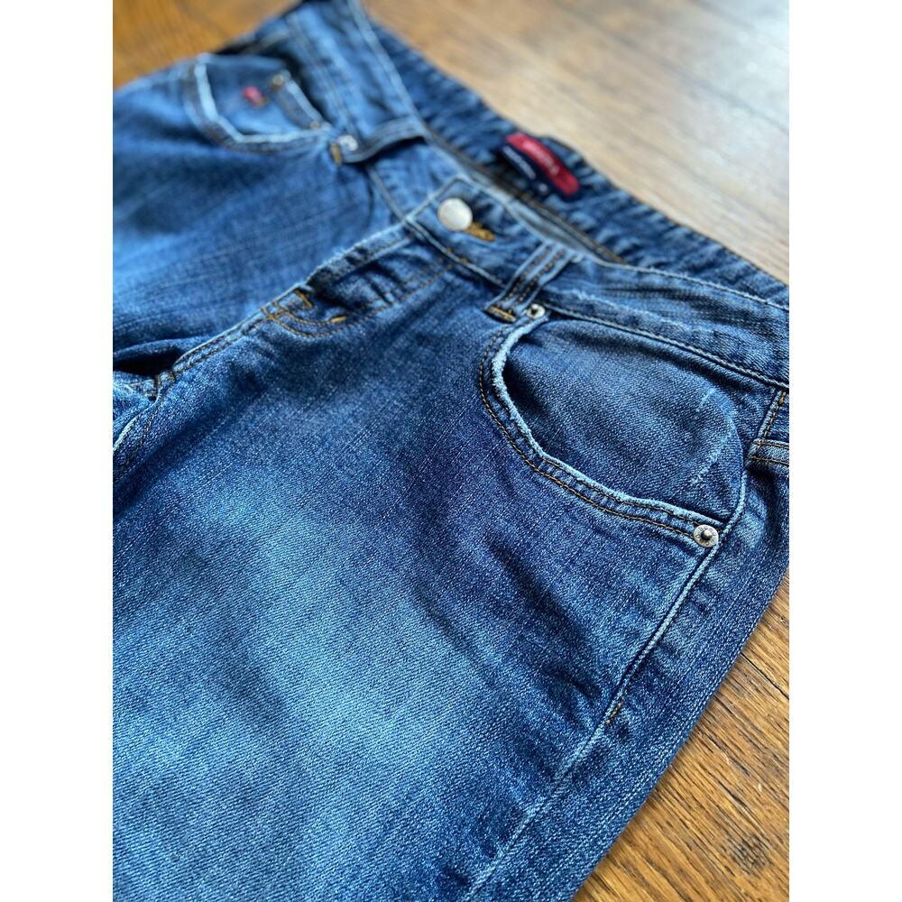 Bcbg Maxazria Distressed Flared Button-Fly Jeans … - image 2